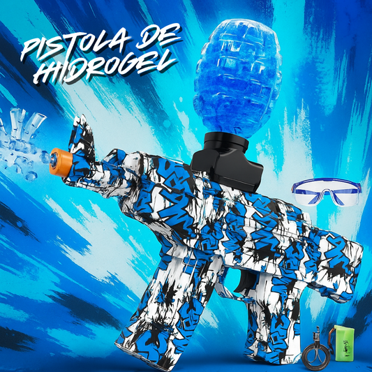 PISTOLA DE HIDROGEL DIVERSIÓN ASEGURADA